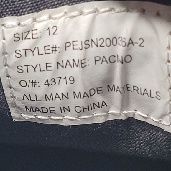 Perry Ellis Pacino Men's Black Faux Leather Oxford Shoes US Size 12 - Picture 8 of 8